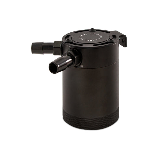 Mishimoto MMBCC-CBTWO-BK Compact Baffled Oil Catch Can - 2-Port