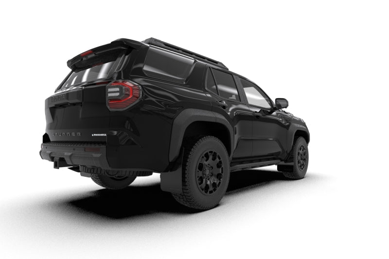 Rally Armor MF148-UR-BLK-MBK 2025+ Toyota 4Runner Black UR Mud Flap w/ Metallic Black Logo