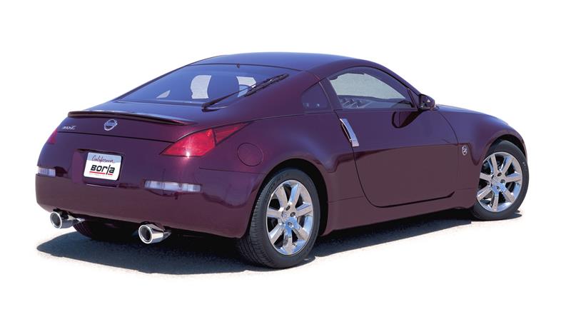 Borla 140045 03-08 350Z True Dual Cat-Back Exhaust 2BOXES