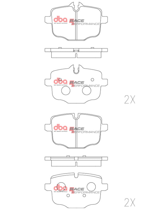 DBA DB2067RP 17-22 Honda Civic Type-R RP Performance Front Brake Pads
