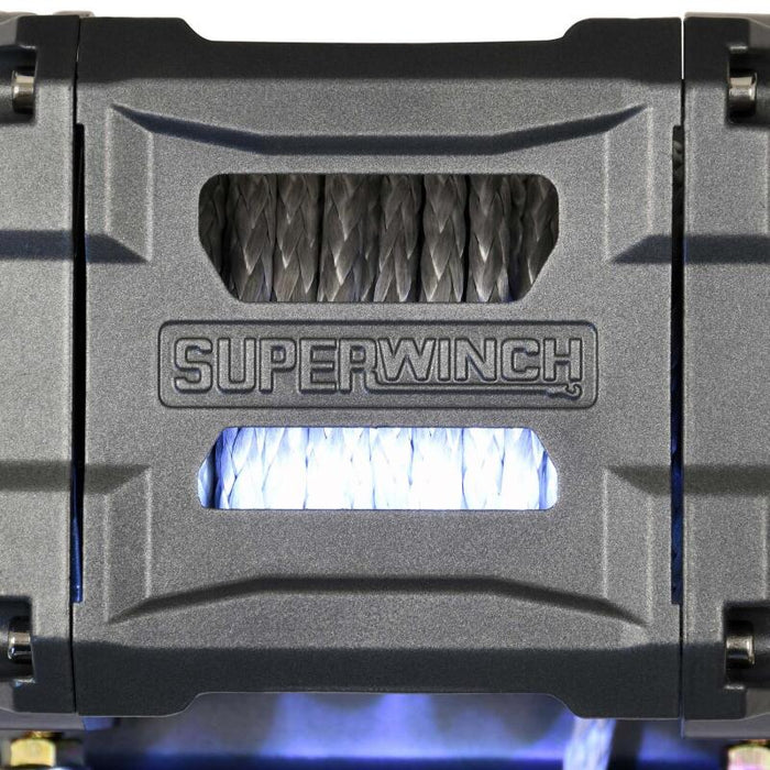 Superwinch 1135250 3500 LBS 12V DC 7/32in x 40ft Synthetic Rope Hawse Fairlead SP 35SR Winch