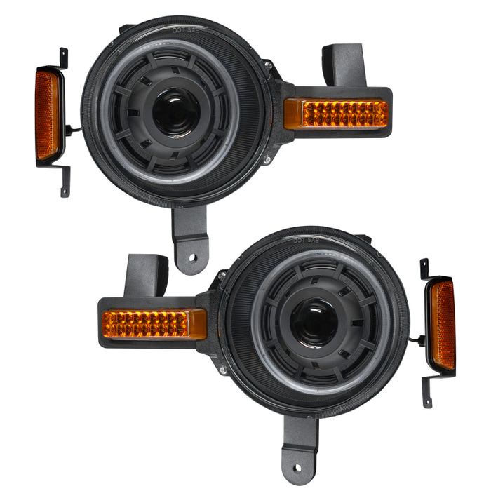 ORACLE Lighting 5886-023 Oracle 2021+ Ford Bronco Oculus Bi-LED Projector Headlights - Amber/White Switchback