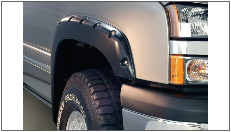 Bushwacker 40990-02 21-22 Chevrolet Colorado (Ex ZR2) 61.7in Bed Fleetside FF Pocket Style Flares 4pc - Sm Bk