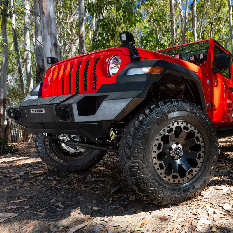 Go Rhino 230121T 07-20 Jeep Wrangler JL/JLU/JK/JKU/Gladiator JT Trailline Front Full Width Bumper