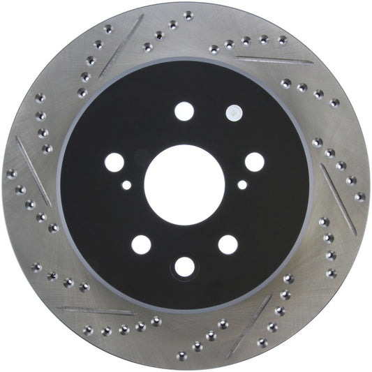 Stoptech 127.44189R StopTech Slotted & Drilled Sport Brake Rotor Right Rear 13-14 Lexus GS300/350/400/430