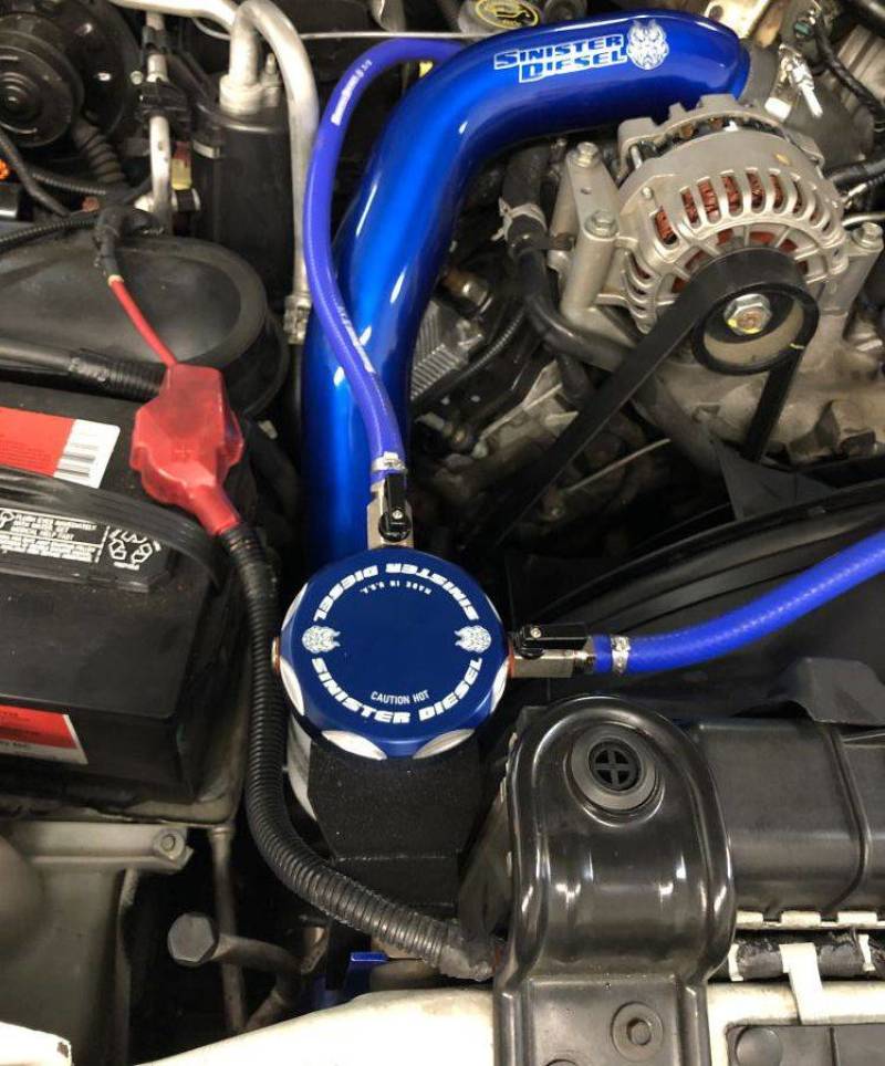 Sinister Diesel SD-6.0CF03-01-20 03-07 Ford Powerstroke 6.0L w/ Wix (Round) Coolant Filtration System