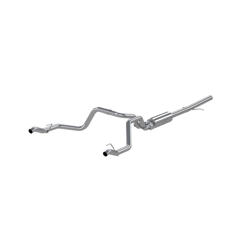 MBRP S5085AL 2019 Chevrolet Silverado 1500 4.3L/5.3L 2.5in Cat Back Dual Rear Exit - Aluminized