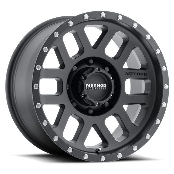 Method Wheels MR30689087518 Method MR306 Mesh 18x9 +18mm Offset 8x170 130.81mm CB Matte Black Wheel