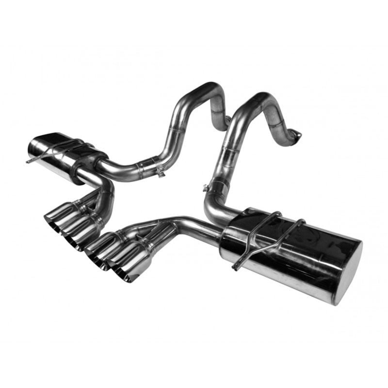 Kooks Headers 21506300 Kooks 97-04 Chevy Corvette Full 3in Axleback w/Pol Tips Requires 3in X-Pipe