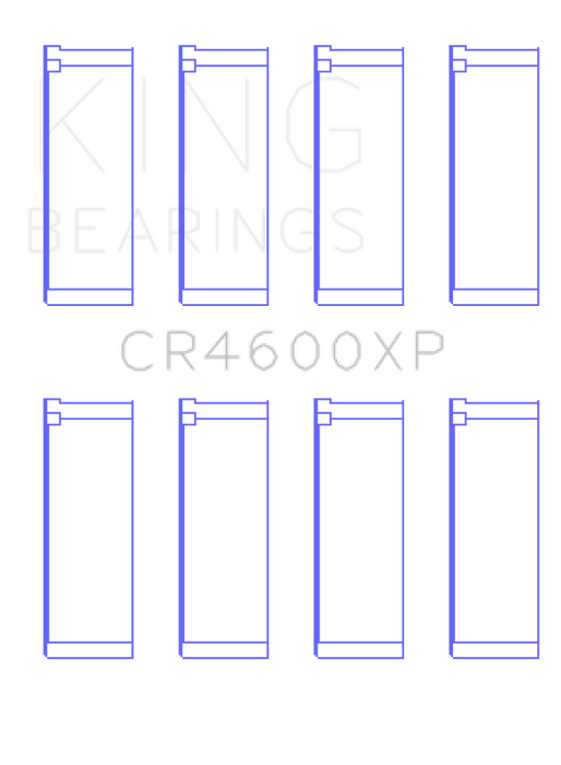 King Engine Bearings CR4600XPSTDX King 02-08 Mini Cooper S (R50,R53,R52) XP Series Performance Rod Bearing Set - Standard Size