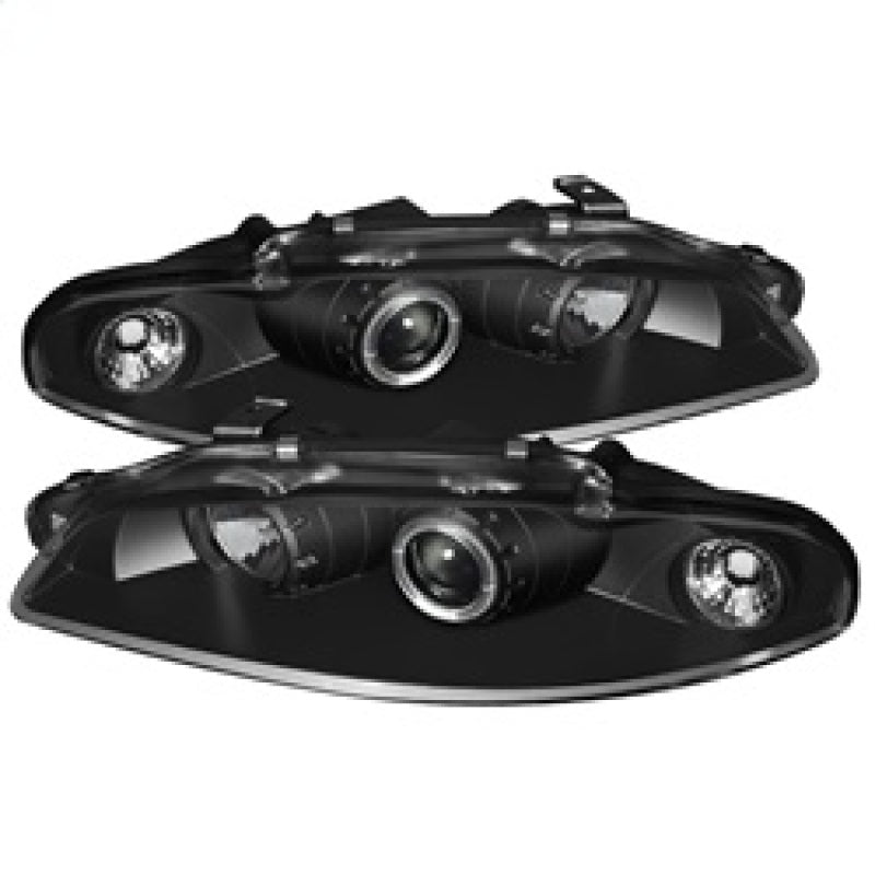 SPYDER 5011473 Spyder Mitsubishi Eclipse 97-99 Projector Headlights LED Halo Black High H1 Low H1 PRO-YD-ME97-HL-BK