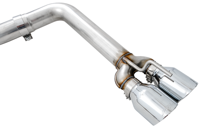 AWE Tuning 3015-42136 2015+ Dodge Challenger 6.4L/6.2L SC Track Edition Exhaust - Quad Chrome Silver Tips