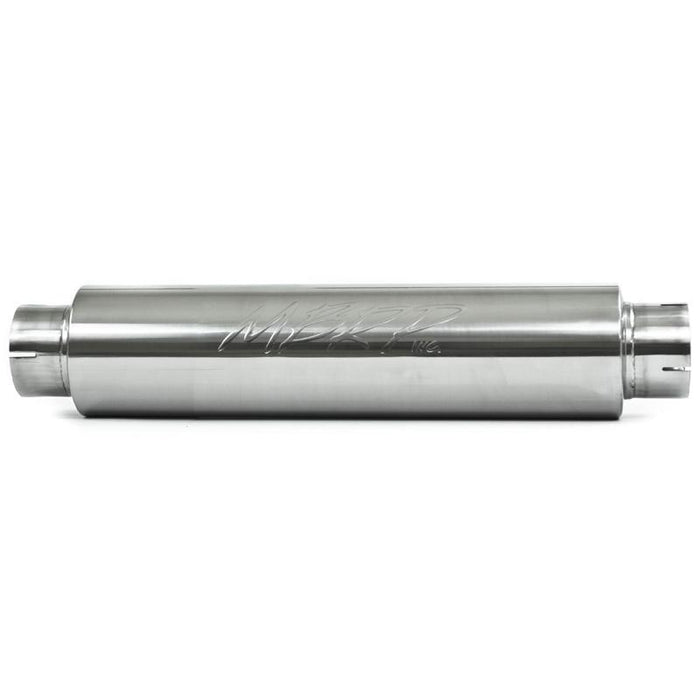 MBRP M1004 Universal Quiet Tone Muffler 4in Inlet/Outlet 24in Body 6in Dia 30in Overall T304