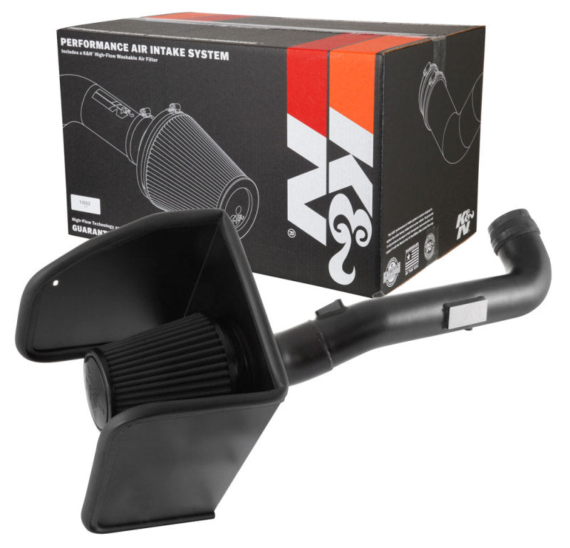 K&N Engineering 71-3104 K&N 17-18 Chevrolet Colorado 3.6L V6 Black Performance Intake Kit