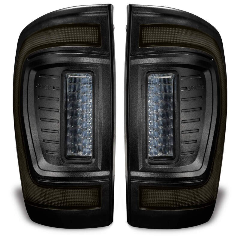 ORACLE Lighting 5911-504-T Oracle Lighting 16-23 Gen 3 Toyota Tacoma Black Series Flush Style LED Tail Lights