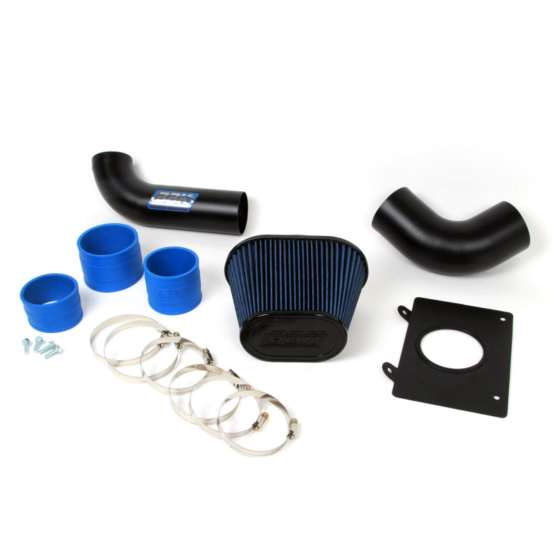 BBK 15575 86-93 Mustang 5.0 Cold Air Intake Kit - Fenderwell Style - Blackout Finish