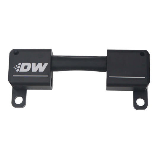 DeatschWerks 6-03-0702 High Flow Ethanol Sensor Adapter - 10AN ORB to 10AN ORB - Anodized Matte Black