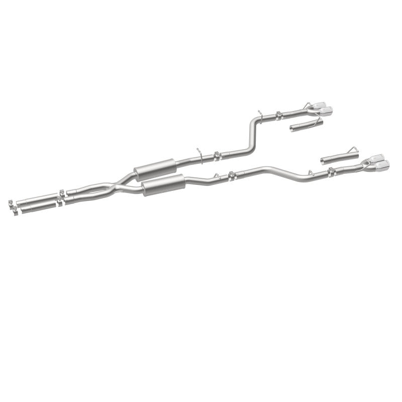 Magnaflow 19217 MagnaFlow Cat-Back, SS, 2.5in, Quad Split Rear 3.5in Tip 2015 Dodge Challenger 3.6L V6