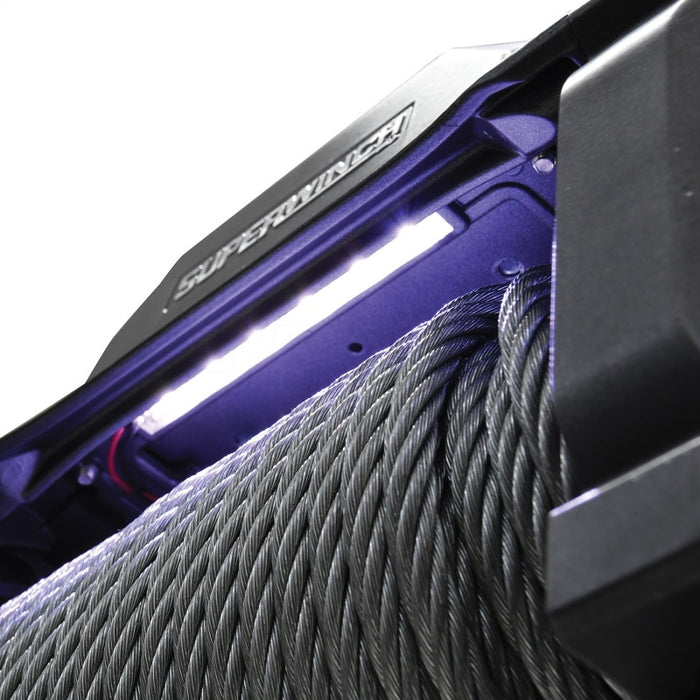 Superwinch 1712200 12000 LBS 12V DC 3/8in x 85ft Wire Rope SX 12000 Winch - Graphite