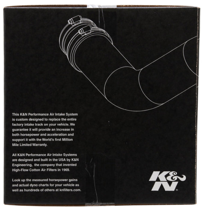 K&N Engineering 63-1585 K&N 19-20 Jeep Cherokee V6-3.2L AirCharger Performance Intake