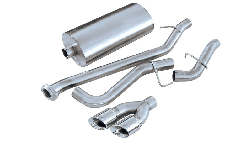 CORSA Performance 14260 Corsa 1999-06 Chevrolet Silverado Reg. Cab/Short Bed 1500 4.8L V8 Polished Touring Cat-Back Exhaust