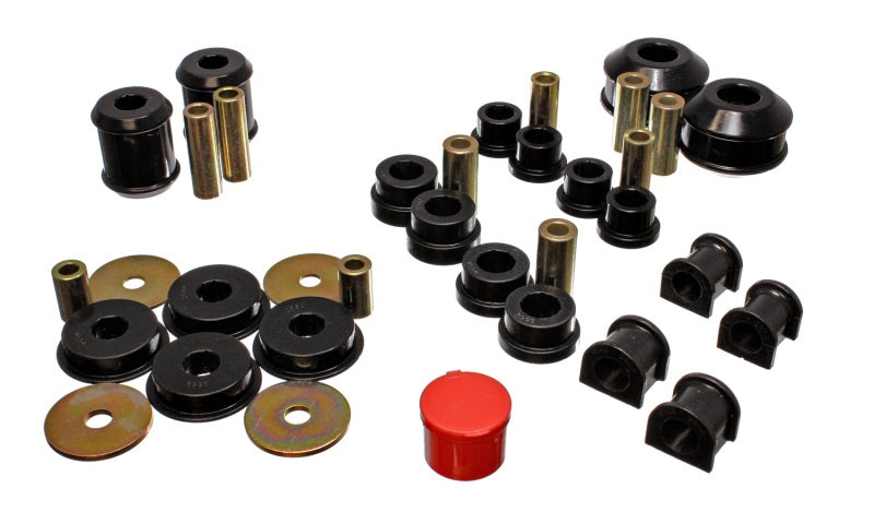 Energy Suspension 5.18115G 03-05 Mitsubishi Lancer EVO 8 Black Hyper-flex Master Bushing Set
