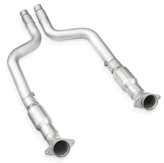 Stainless Works HM64CAT 15-21 Dodge Challenger/Charger 6.2L/6.4L High-Flow Catted Midpipe Kit 3in