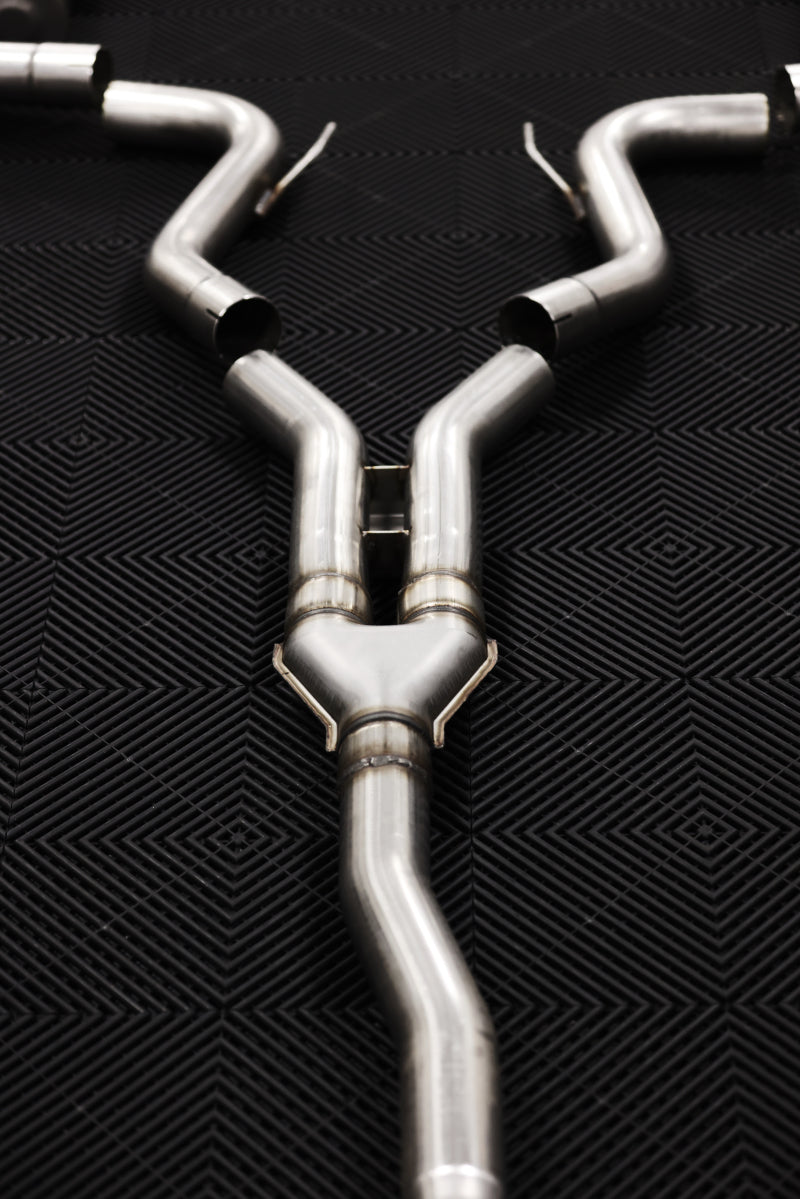 MBRP S72233CF 18-22 Ford Mustang 2.3L Ecoboost 3in Cat-Back Exhaust w/ Quad Carbon Fiber SS Tips - T304