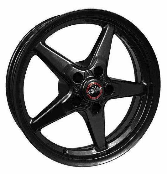 Race Star 92-885353B 92 Drag Star Focus/Sport Compact 18x8.50 5x108BC 6.64BS 49.5mm Offset Gloss Black Wheel