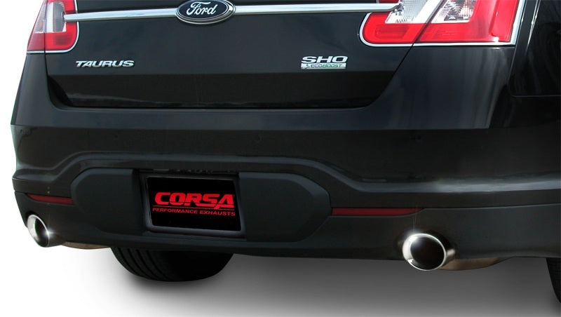 CORSA Performance 14315 Corsa 2010-2019 Ford Taurus SHO 3.5L V6 Turbo Polished Sport Cat-Back Exhaust