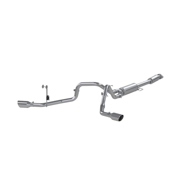 MBRP S5213409 2021+ Ford F-150 5.0L/3.5L/ 2.7L Ecoboost 3in Cat Back 2.5in Dual Split Exit T409 Exhaust