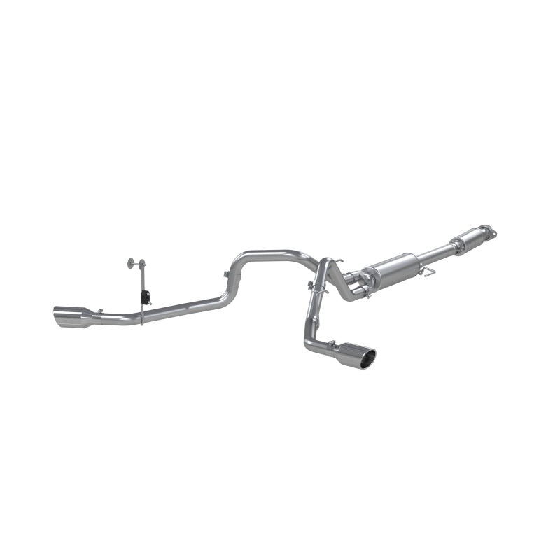 MBRP S5213AL 2021+ Ford F150 2.7L/3.5L/5.0L 3in Aluminized Steel Cat-Back 2.5in Dual Split Side Exhaust