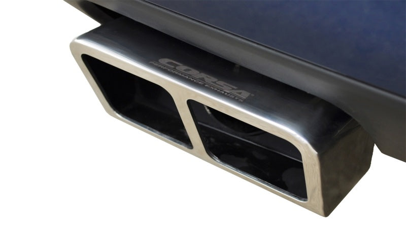 CORSA Performance 14427 Corsa 2014-2014 Dodge Challenger SRT-8 6.4L V8 Auto Polished Xtreme Cat-Back Exhaust