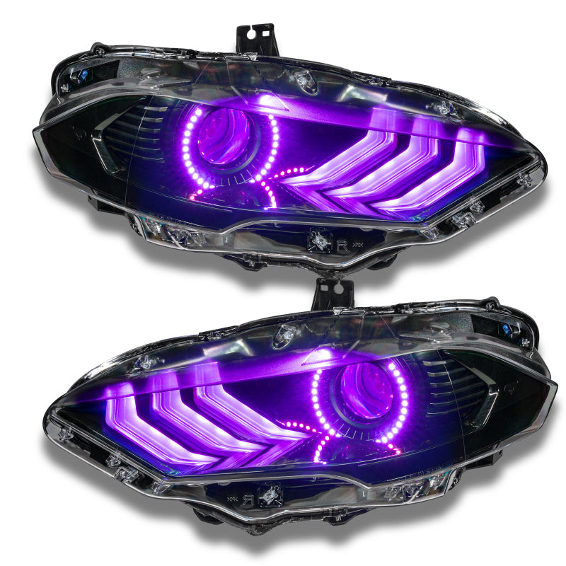 ORACLE Lighting 1446-332 Oracle 18-21 Ford Mustang Dynamic DRL w/ Halo Kit & Sequential Turn Signal - ColorSHIFT SEE WARRANTY