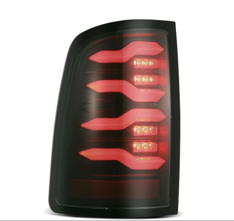 AlphaRex 640003 09-18 Dodge RAM Luxx-Series LED Tail Lights Alpha-Black w/ Activation Light & Seq. Signal