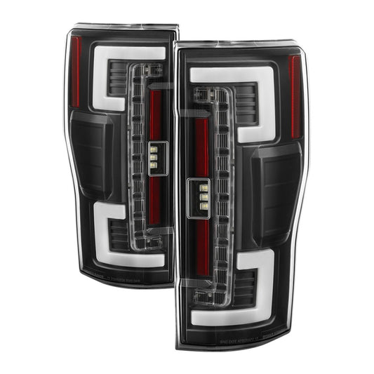 SPYDER 5085580 Spyder 17-18 Ford F-250 Super Duty (Excl LED Models) LED Tail Lights - Black (ALT-YD-FS17-LED-BK)