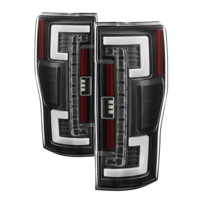 SPYDER 5085580 Spyder 17-18 Ford F-250 Super Duty (Excl LED Models) LED Tail Lights - Black (ALT-YD-FS17-LED-BK)