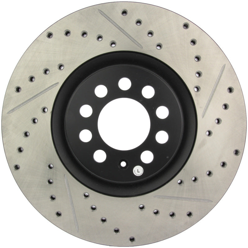 Stoptech 127.33062L StopTech Slotted & Drilled Sport Brake Rotor