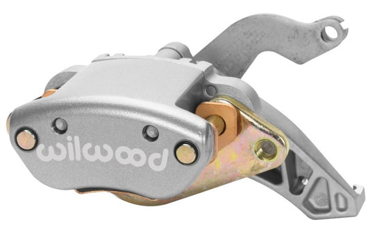 Wilwood 120-12069 Caliper-MC4 Mechanical-R/H - Silver No Logo 1.19in Piston .81in Disc