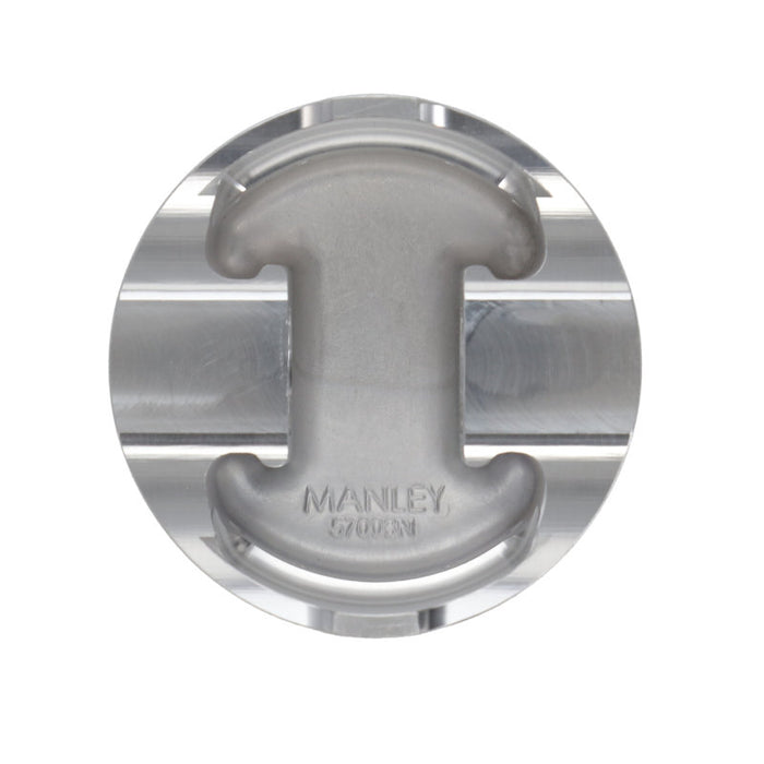 Manley Performance 594020C-8 Manley Ford 4.6L/5.4L (3Valve) Flat Top Forged Aluminum 3.572in Bore 0cc Dome Piston Set