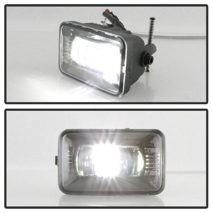 SPYDER 9043277 Spyder 15-18 Ford F-150 / 17-18 Ford F-250/F-350 Full LED Fog Lights - w/o Switch (FL-LED-PRO-4)