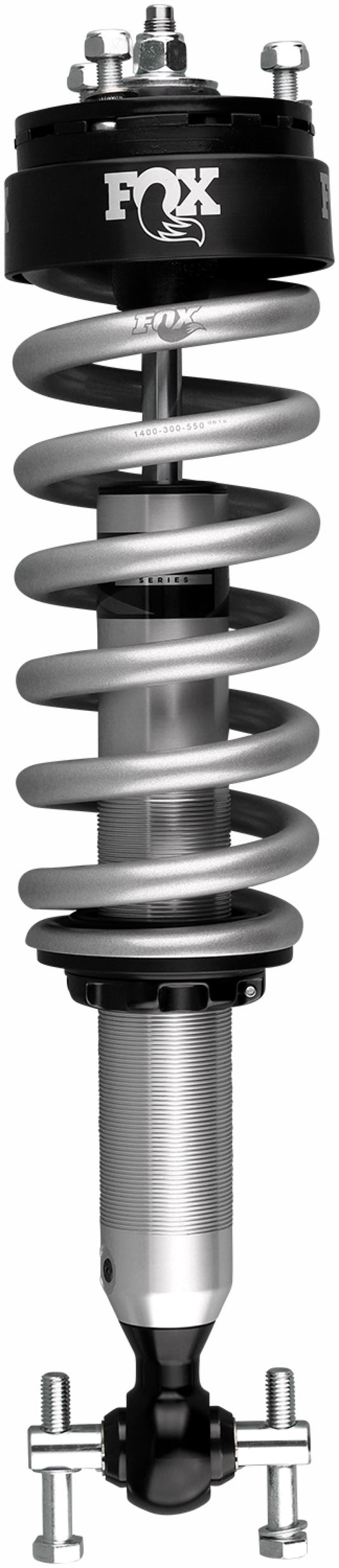 FOX 985-02-015 Fox 14+ Ford F-150 4WD 2.0 Performance Series 4.9in. IFP Coilover Shock / 0-2in. Lift - Black/Zinc