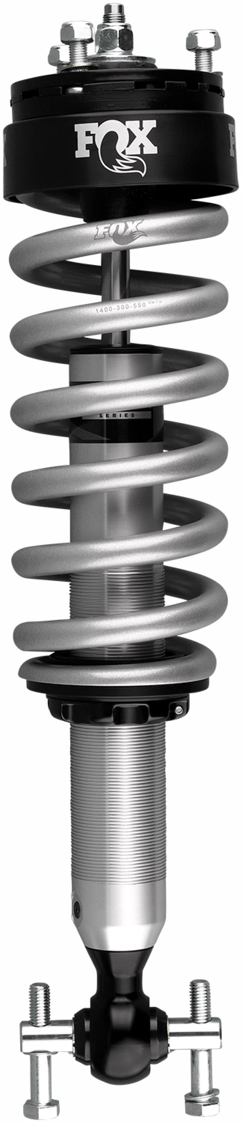 FOX 985-02-015 Fox 14+ Ford F-150 4WD 2.0 Performance Series 4.9in. IFP Coilover Shock / 0-2in. Lift - Black/Zinc