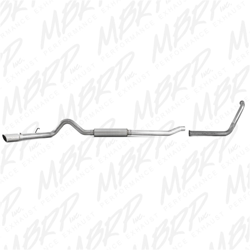 MBRP S6206AL 2003-2007 Ford F-250/350 6.0L EC/CC Turbo Back Single Side (Stock Cat)