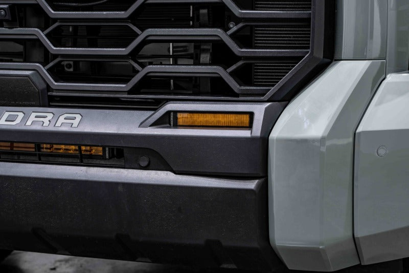 Diode Dynamics DD7419 2022 Toyota Tundra SS6 LED Fog Light Kit - Amber Wide