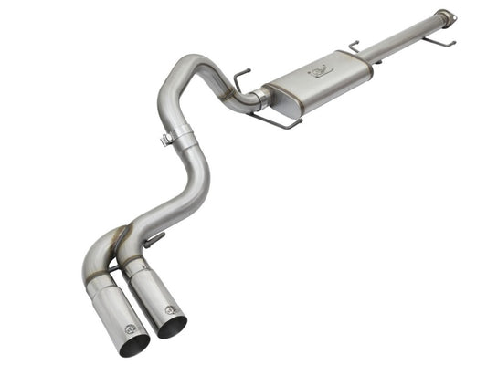 aFe 49-46030-P Rebel Series 3in Stainless Steel Cat-Back Exhaust System w/Polished Tips 07-14 Toyota FJ Cruiser