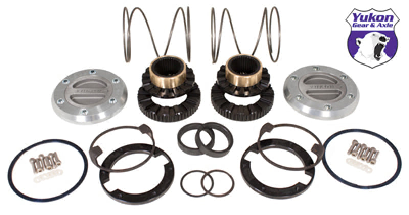 Yukon Gear & Axle YHC70006 Yukon Gear Hardcore Locking Hub Set For Dana 44 / GM & Ford 1/2 & 3/4 Ton / 19 Spline
