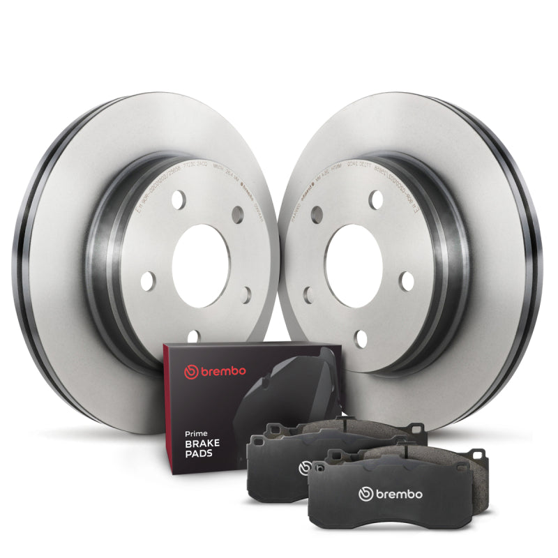 Brembo OE KT04307 16-21 Audi TT Quattro/18-19 Volkswagen Tiguan Rear Disc Brake Kit