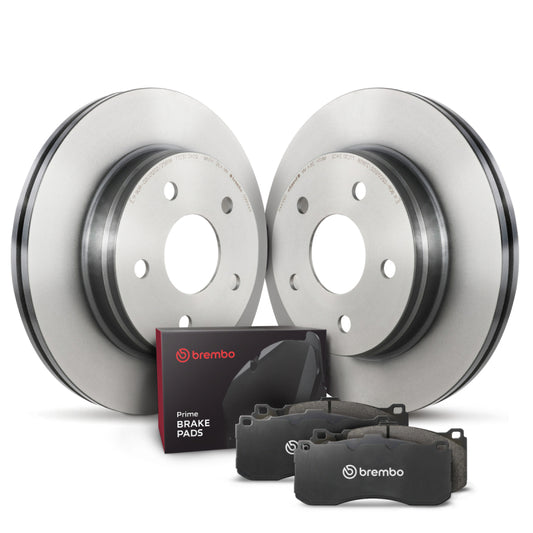 Brembo OE KT04307 16-21 Audi TT Quattro/18-19 Volkswagen Tiguan Rear Disc Brake Kit