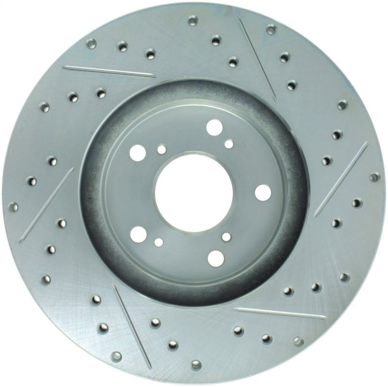 Stoptech 227.40046R StopTech Select Sport 99-08 Acura TL (STD Caliper) / 01-03 CL Slotted and Drilled Right Front Rotor
